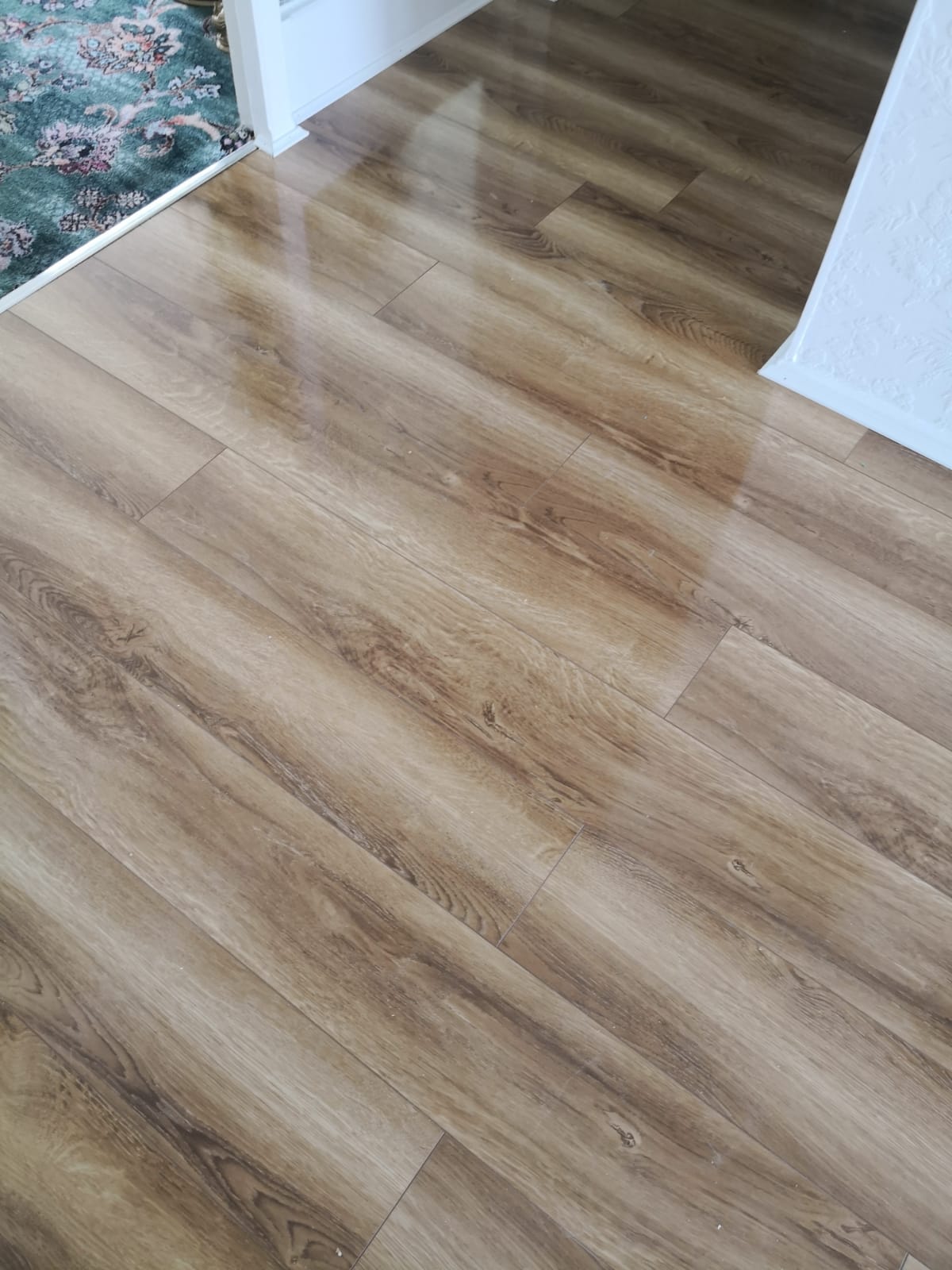 Canadia Prestige Rustic Oak Gloss Laminate Flooring - The Carpet Shop ...